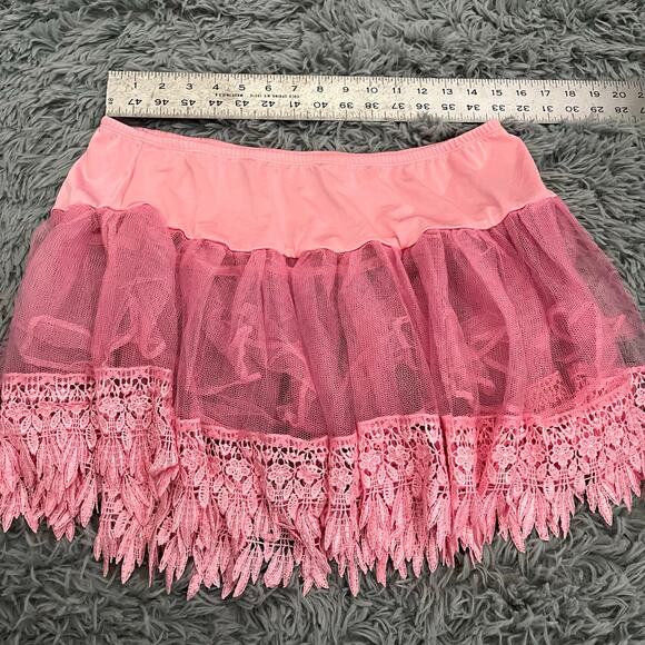 Seven ‘Til Midnight Pink Tear Drop Short Petticoat - Picture 4 of 6